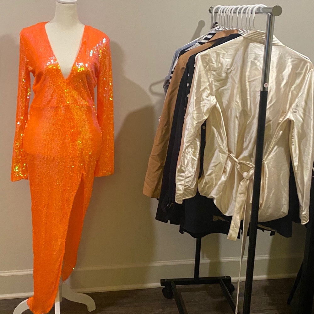 Fashion nova Sequin dress size Large